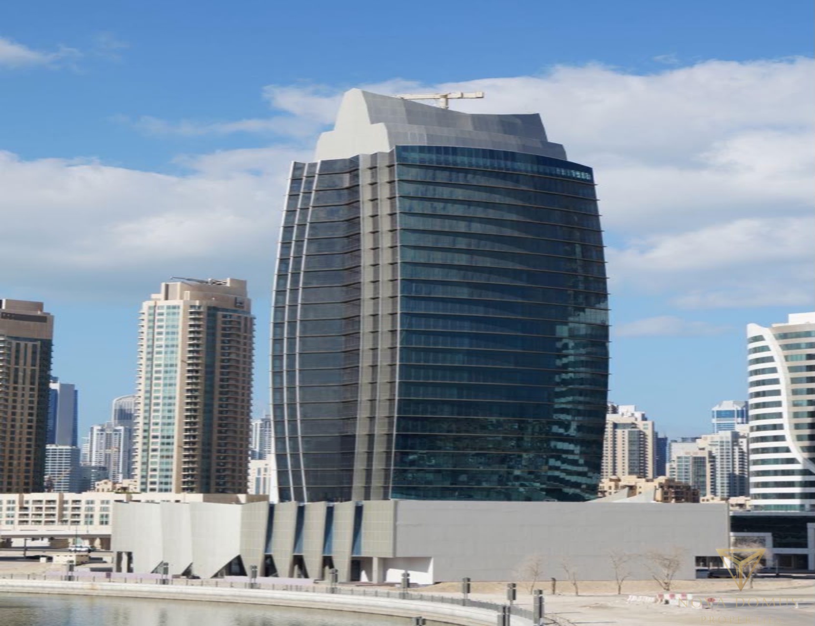 Fully Fitted & Upgraded Office in B2B Tower, Business Bay, Stunning Community View, AED 129,000/Year in business bay